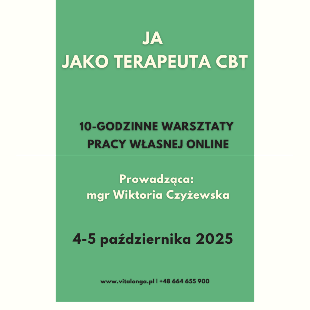 „Ja jako terapeut (k)a CBT”
